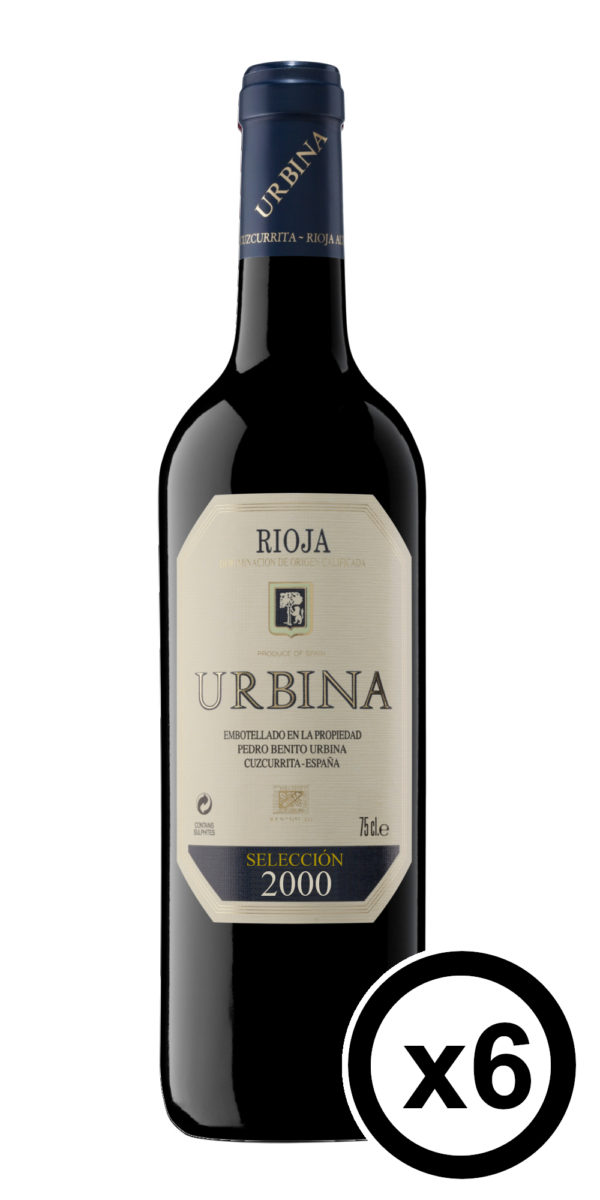 x6 Botella Urbina Seleccion 2000