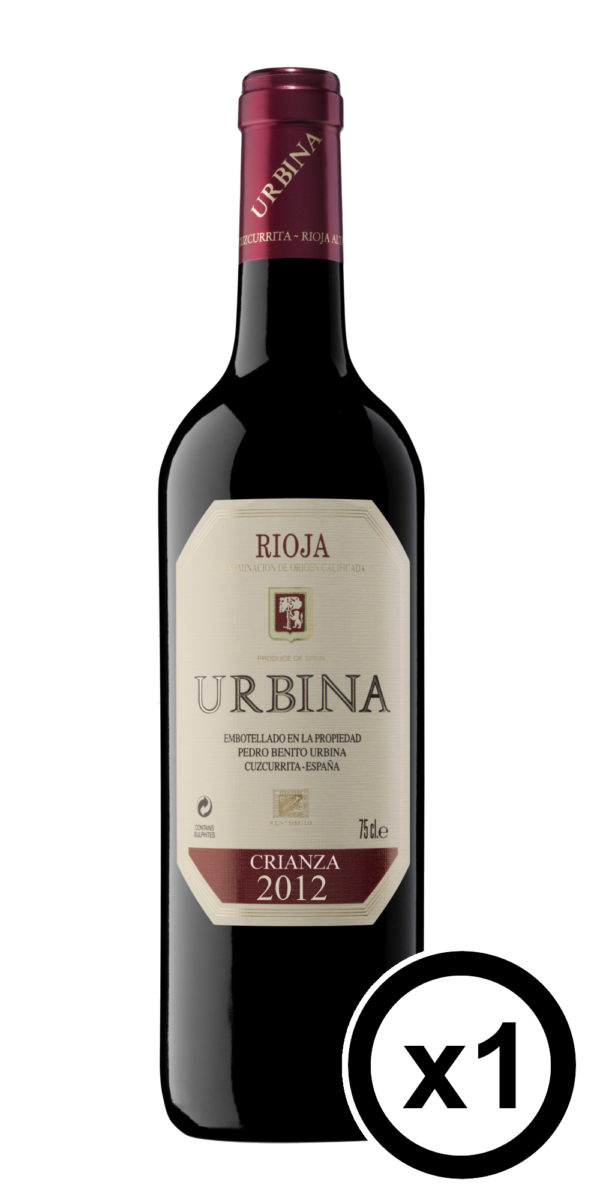 x1 Botella Urbina Crianza 2012